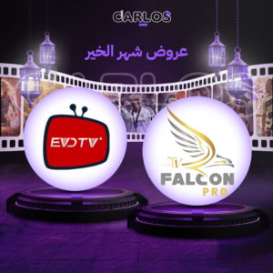 اشتراك فالكون سنه + اشتراك ايفيدي تي في بريميوم سنه