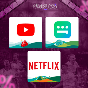 اشتراك شاهد الرياضية شهر + اشتراك نتفلكس شهر + اشتراك يوتيوب بريميوم شهر - 2